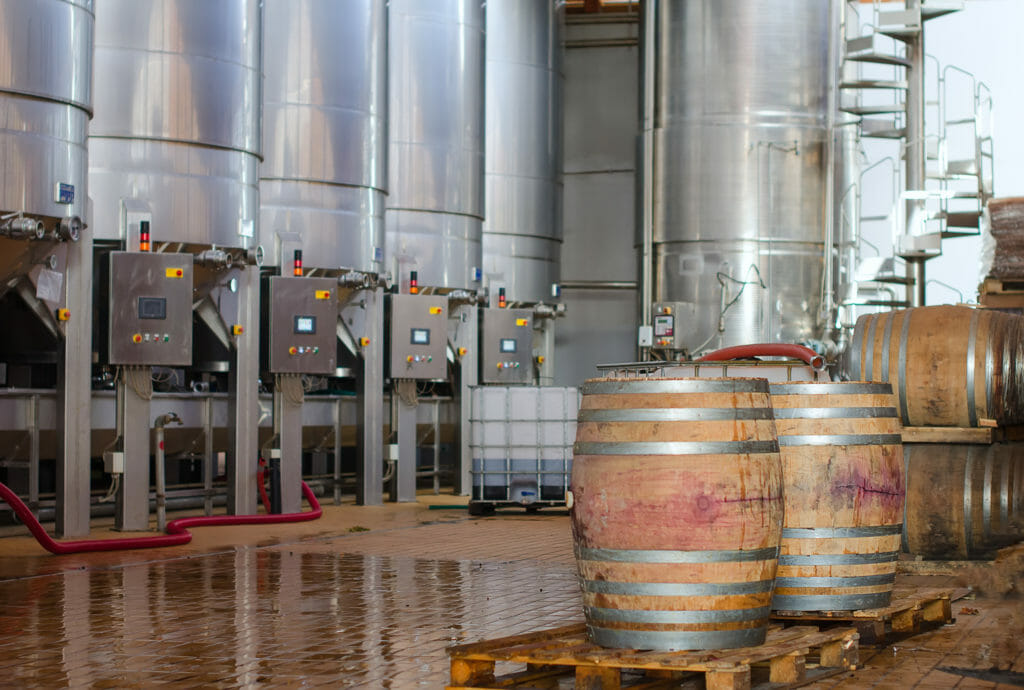 Weinproduktion
