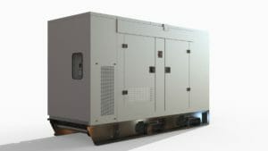 Grauer Generator 500 kVA zum Mieten oder Kaufen