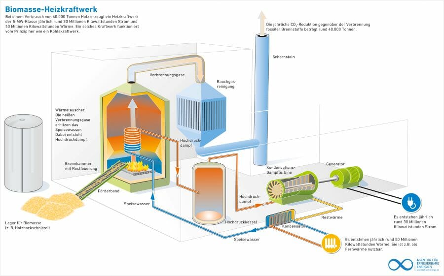 Biomasseheizkraftwerk