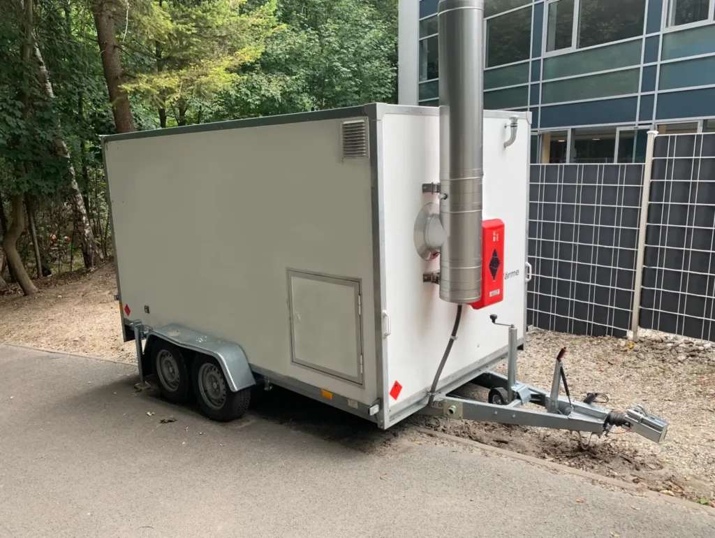 Mobile Heizzentrale mieten: 70-2.500kW Mobile Heizung 24h/7T