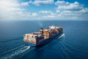 Marine Plattenwärmetauscher kühlt Motor von großem Containerschiff