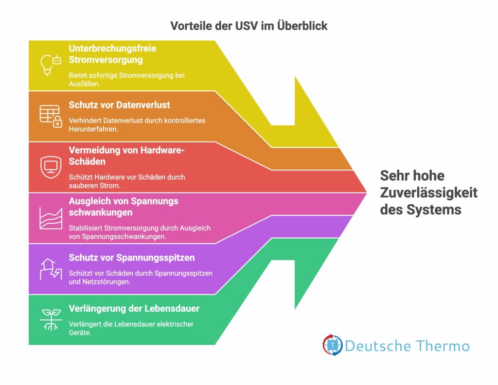 Schema USV Vorteile